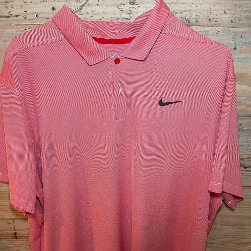 NIKE RED GOLF SHIRT. Size XXL